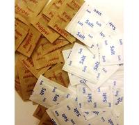 100 Sel + 100 Pepper - individuelle Salt & Pepper Sachets