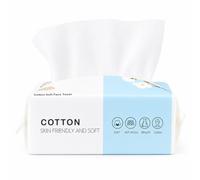 100 Serviette Visage Jetable Ultra-Douce pour Peau Sensible