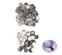100 Sets Pièces de Bouton de Badge Autour, Kit de Badge à Broches à Bouton avec Métal Robuste et Plastique pour Badge Bricolage, Ce Qui Fait Un Significatif dans Une Situation Spécifique (37MM)