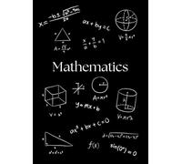 100-sheet squared Notebook for Mathematics, 200 pages, squared paper, format A4, soft matte cover, maths