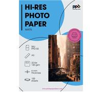 100 Sheets X A3 Matte Coated Photo Paper 120 G Inkjet Print, Affordable Daily Print, Maxi Economy Pack -55-100