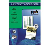 100 Sheets X A4 Matte Coated Photo Paper 120 G Inkjet Print, Affordable Daily Print, Maxi Economy Pack -54-100