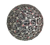 100 Sided Polyhedral Dice Single - 100 Sided Dice for Role-Playing Metal