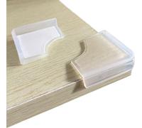 100% Silicone Corner Guard,Baby Corner Protector,Soft Pre-Adhesive Adhesive For Child Safety,Tables And Furniture (4 Pieces,Clear)