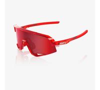 100% - Slendale Photochromic Cat 0-3 - Lunettes vélo Campari Translucent Red - HiPER Fire Red Mirror Cat 2
