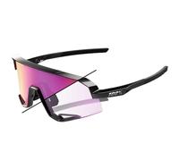 100% Slendale Sunglasses Gloss Black - Purple Mirror