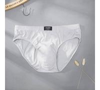 100 Slips En Coton Pour Hommes,Sous-Vêtements Confortables,Respirants,Lingerie,Culottes,Taille Plue Xl -5Xl.Gray.Asian 2Xl 60-70 Kg