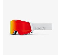 100% Snowcraft Hiper Lunettes de ski Taille unique Blanc