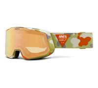 100percent Snowcraft Xl Hiper Ski Goggles Vert Mirror Copper Lens/CAT4 Homme,Femme
