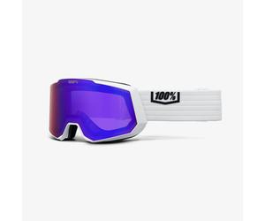 100% - Snowcraft XL HiPER - Masque ski White / Violet - HiPER Violet Mirror