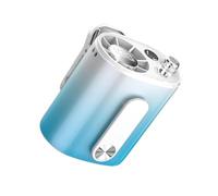 100 Speed Car Fan - Personal Cooling Device, LED Display Smart Control with 360 Degree Rotation Clip Design for Flexible Mounting Strong Airflow Performance with Compact Build for Easy Use Portable