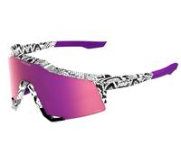 100percent Speedcraft Le Elly 3 Sunglasses Violet HiPER Dark Purple Mirror Lens/CAT3