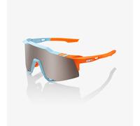 100percent Speedcraft Sunglasses Blanc HiPER Silver Mirror Lens/CAT3 Soft Tact Two Tone