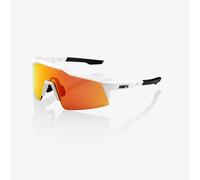 100% - Speedcraft SL Cat 3 - Lunettes vélo Soft Tact Off White - HiPER Red Mirror Cat 2