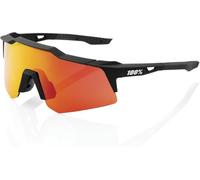 100% Speedcraft XS Lunettes de soleil pour homme Noir/rouge Taille unique