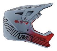 100% Status Vélo Casque XL Gris/Rouge
