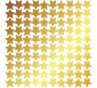 100 Stickers étoiles dorées