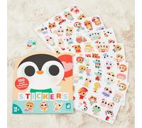 100 stickers planches bébé animaux multicolore TU