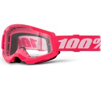 100percent Strata 2 Goggles Rouge,Rose Clear Lens/CAT0 Pink