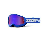 100percent Strata 2 Sunglasses Bleu Mirror Red / Blue Lens/CAT3 Blue