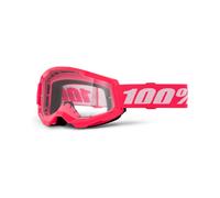 100% Strata 2 Goggle Pink / Clear Lens