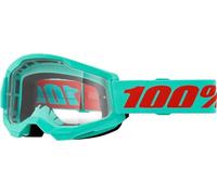 100percent Strata 2 Goggles Vert,Rouge Clear Lens/CAT0