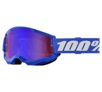 100% Masque Strata 2 – Lentille bleue miroir (Cat.3)