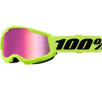 100percent Strata 2 Junior Goggles Rose Mirror Pink Lens/CAT3 Enfants