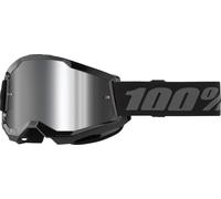Masque 100% Strata 2 Junior Black - Lentille A Miroir Argent