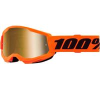 100percent Strata 2 Sunglasses Orange Mirror Gold Lens/CAT3