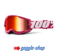 BMX Lunettes 100% STRATA 2 Motocross MX Enduro Vélo 100 PERCENT Miroir / Clair