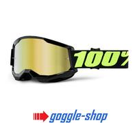 Vtt Lunettes 100% STRATA 2 Motocross MX 100 PERCENT Miroir/Transparent