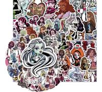 100 Stück Autocollants Monster,Autocollant De Dessin Animé,Autocollants Amusants,Autocollant High Mignon,Lustige Sticker,En Vinyle Imperméable Für Bouteilles d'Eau Bagages Vélo Voiture