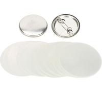 100 Stück, Leere Pin-Buttons, Runde Sicherheitsbadges, Embleme, Medaillen, Bastelbedarf, Geschenke, Souvenirs, 32mm/1,3 Zoll