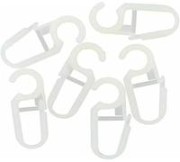 100 supports à clip blancs D28