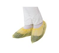 100 Surchaussures Extra Large (Vert, Rouge, Jaune ou Bleu) qualité Tiga-Med (- 15 x 41 CM - Extra Large (PE une fois OP Couvre-chaussures jetables überschuh Chaussures Housse)