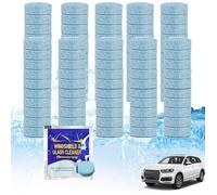 100 tablettes de lave-glace de voiture, tablettes de lavage concentrées solides pour pare-brise de voiture, tablettes de nettoyage