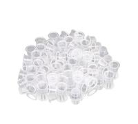 100 tasses jetables de colorant d'encre en plastique de tatouage de tatouage pour l'encre de tatouage, machine de tatouage, approvisionnements de tatouage, aiguilles de tatouage, kits de tatouage(L)