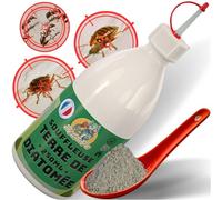100% Terre de Diatomée Grise | Marque Française | Diatomée Non Calcinée 100% Naturelle | Terre de Diatomée Spray | Terre de Diatomée Punaise de Lit (souffleuse 250ml)