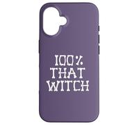 100% That That Witch Skeleton Bones Halloween Meme on Back Coque pour iPhone 16