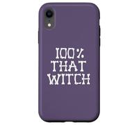 100% That That Witch Skeleton Bones Halloween Meme on Back Coque pour iPhone XR