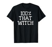 100% That Witch Squelette Os Halloween Meme Funny Witches T-Shirt