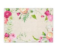 100 Tischunterlagen mit stilvollem Rosenblätter-Motiv I DIN A3 eckig I dv1086