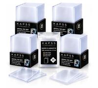 100 Toploaders Premium Haute Transparence + 100 Sleeves à Languette pour Cartes Pokémon, Lorcana, One Piece, Magic autre TCG - PACK PREMIUM
