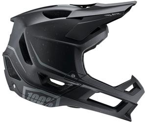 100% Trajecta Casque de descente, noir, taille M 56 57 58 pour homme