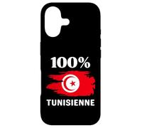 100% Tunisienne et fière de l'être Drapeau de la Tunisie Coque pour iPhone 17