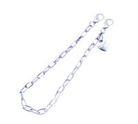 100 types de bracelets for téléphone portable avec chaînes métalliques anti-chute et accessoires de suspension antivol amovibles(Style B Gold (Rainbow Heart))