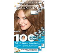100% ULTRA BLOND ACCESS Coloration Permanente 7.0 Le Blond Foncé - Lot de 3