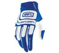 100% Unisex Handschuhe Ridefit, Bonita - Blau Weiß, L, HU-GLO-2051