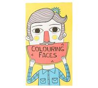 100 unité - Cahiers Coloriage "Visages" 100 G/M2 12,5X22 Cm Quadrichromie Cellulose